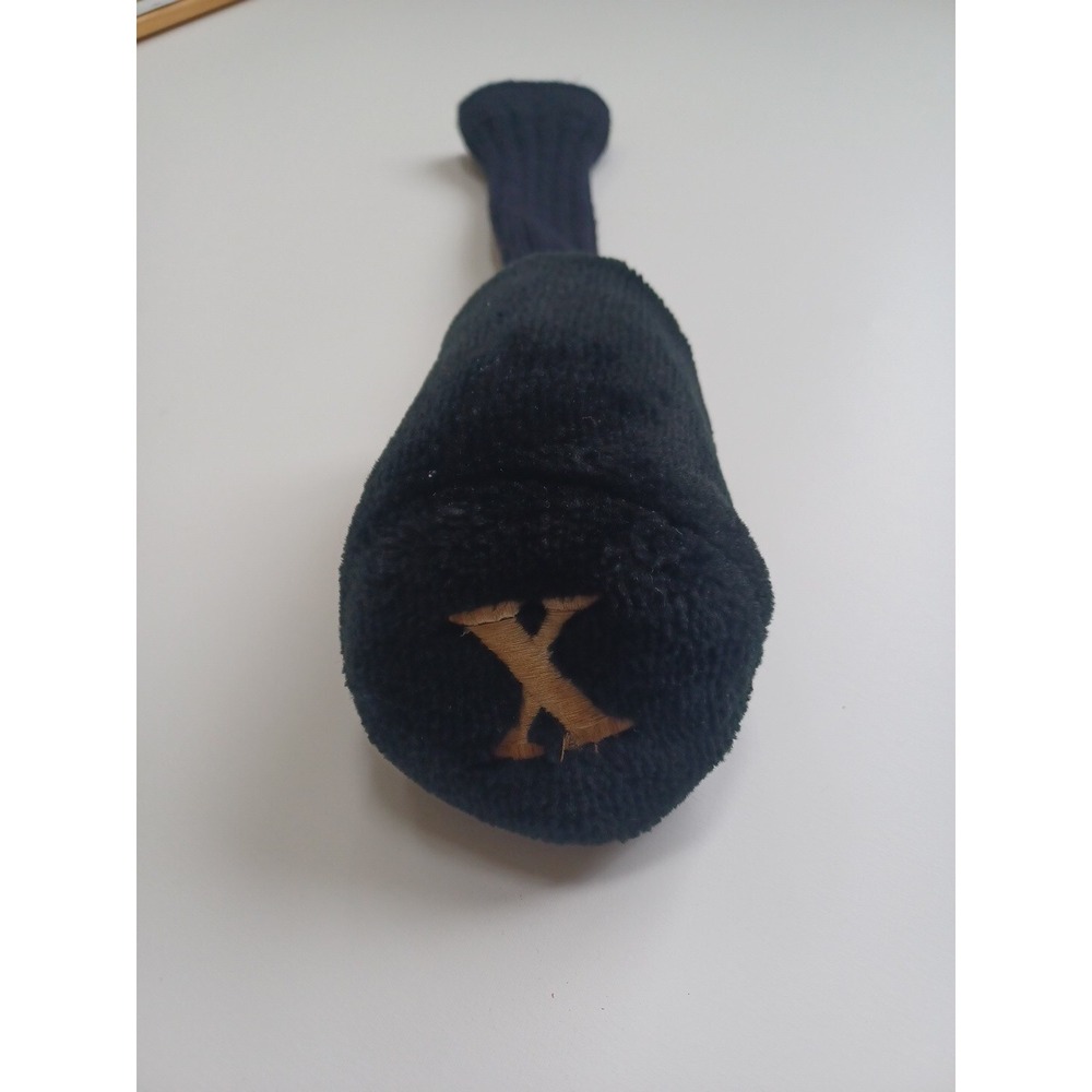 "X" wood‎ Head Cover black wood sock cover